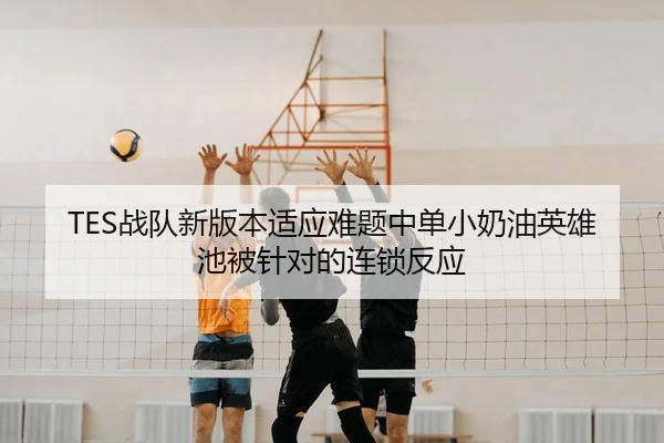 TES战队新版本适应难题中单小奶油英雄池被针对的连锁反应